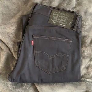 Levi’s 501 - Shrink to Fit dark blue denim jeans